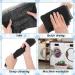 Sibba African Net Long Bath Sponge - Exfoliating Shower Body Scrubber for Daily Use (Black) - Buy Online on GoSupps.com