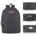 Trailmaker Classic 17 Inch Backpack with Adjustable Padded Shoulder Straps (Black) One Size Black - Buy Online on GoSupps.com
