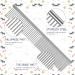 Cat Grooming Combs Set - Stainless Steel Double Sided Pet Comb for Tear Stain Removal and Massage | 7 Pieces Pet Supplies for Cats and Puppies - Buy Online on GoSupps.com
