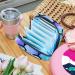 Javenproeqt Portable Women's Binding Bags | Menstrual Cup Pocket & Pads | Colorful Checkered Grid for Teenage Girls - Buy Online on GoSupps.com