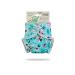Petit Lulu Bamboo Fitted Newborn Diaper | Snaps | Fluffy Organic | Reusable & Washable | Made in Europe (Ladybirds in The Meadow)