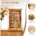 Ibnotuiy Fishing Lures Storage Display Case - Lockable Wall Cabinet Tackle Box Organizer - Ideal Fishing Gifts for Men - Perfect for Study Room, Man Cave, Collection Room, Office, Garage - Buy Online on GoSupps.com