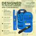 Double Nephrostomy Tube & Drainage Bag Cover - Royal Blue | International Shipping Available - Buy Online on GoSupps.com