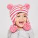 Winter Earflap Knit Hat for Baby Boys Girls 6-12 Months - Cat Design, Fleece Lined Beanie - Buy Online on GoSupps.com