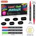 Shuttle Art Chalk Markers 30 Vibrant Colors - Water-based Liquid Chalk Pens for Chalkboards, Windows, Glass - Erasable & Reversible - 3mm Fine Tip - Ideal for Office and Home Supplies - Buy Online on GoSupps.com
