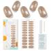 JMEOWIO Nail Foil Glitter Solid Color Gel Nail Foils Self-adhesive Nail Sticker Decoration Nail Design Accessories Glitter-solid