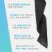 Buy Self-Adhesive Bandage Rolls - 12 Pack (10cm x 4.5m) | Original Health Press Plaster | Elastic and Adhesive Bandages - Black - Buy Online on GoSupps.com