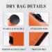 IDRYBAG Waterproof Backpack Dry Bag 5L - Orange | For Women Men | Ideal for Kayaking, Boating, Hiking | Waterproof Floating Bag - Buy Online on GoSupps.com
