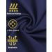 COOFANDY Men's Collarless Golf Polo Shirt - Quick Dry Short Sleeve Henley Shirt - Deep Blue Striped Polo - Large - Buy Online on GoSupps.com