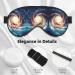 FoRes Universe Milky Way Galaxy Print Eye Mask - Light Blocking Adjustable Sleep Mask for Deep Rest - Unisex Adult Sleep Aid - Buy Online on GoSupps.com