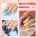 COSCELIA Gel Nail Polish Kit with U V Light Yellow Green Red Black Gel Polish Starter Kit with Glossy & Matte Top Coat Gel Nail Kit with Nail Accessories Gifts for Women - Buy Online on GoSupps.com
