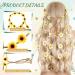 4 Pcs Flower Hippie Headband Floral Crown - Summer Sunflower Headband for Girls and Women - Wedding Party Hair Accessories - Buy Online on GoSupps.com