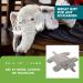 BARMY Weighted Lap Elephant (4lbs) and Sleep Mask Set - Calming Sensory Therapy for Kids and Adults - Buy Online on GoSupps.com