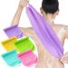 5 Pcs  Back Scrubber for Shower Exfoliating Body Scrubber Exfoliating with Handles Washcloth Towel Pull Strap Shower Scrubber for Body Cleans Skin Massages for Women Men One Size