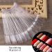 100 Pcs Nail Display Tips with Ring & Number Stickers - Transparent Color Card Plates for DIY Nail Art & Studios | International Shipping - Buy Online on GoSupps.com