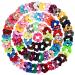 80 Pcs Silk Satin Hair Scrunchies - 40 Color Hair Bobbles Ponytail Holders & Accessories - Buy Online on GoSupps.com