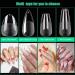 240 Pieces Short Almond Nail Tips Pre-Polished Resin Art for Gel Nails | Ideal for Nail Studios & DIY Nail Art - Buy Online on GoSupps.com