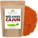 Epices CAJUN 100% Naturelle - M lange Marinades Epices pour Assaisonnement CAJUN 100g - Cuisine cr ole antillaise - Sachet Fra cheur Herm tique Refermable - Buy Online on GoSupps.com