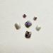 KKUUOO Square Silver Press On Toenails with Rhinestone Design - Short False Toenails for Women - Full Cover Glossy Acrylic Toenails - Summer Stick On Toenails (A11) - Buy Online on GoSupps.com