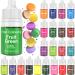 Food Colouring Food Colours Set for Cakes Baking Biscuits Macaroon Highly Concentrated Food Colouring for Cake Decoration DIY Slime Craft Colouring (22X6ml)