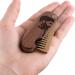 B4K Premium Wooden Comb for Men - Handmade Pocket Ridge for Hair Beard & Mustache - Travel Size Engraved Walnut Accessory for Oils & Balm - Buy Online on GoSupps.com
