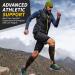 Cambivo Compression Stockings for Women & Men - 15-20 mmHg Support Socks Padded & Breathable Ideal for Sports Travel & Everyday Use - L-XL Black (2 Pairs) - Buy Online on GoSupps.com