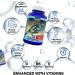 High Absorption Magnesium Supplement for Leg Cramps & Muscle Support | 380mg Magnesium with Vitamins B6, D, E | 60 Servings | 60 Count - Buy Online on GoSupps.com