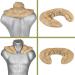 Neck Pillow with Stand-Up Collar - Batik Gold Spelt Grain Heat Pad for Neck & Shoulder Relief - Buy Online on GoSupps.com