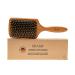 Made in Germany - SUSTAINABLE SHASH Wooden Paddle Brush, Gently Detangles, Styles, Smooths and Conditions Hair, Minimizes Frizz and Breakage, Safe for All Hair Types, Wet or Dry, Eco-Sourced Wood, Wooden Bristles.