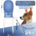 3-Series Gift Set: Innovative 550ml Leak-Proof Dog Drinking Bottle with Toothbrush & Pipe - Perfect for On-the-Go Adventures - Premium Quality in Blue - Buy Online on GoSupps.com