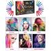 Haircarrow 24 Color Hair Ceride Set | Non-Toxic Washable Temporary Hair Colors for Kids & Adults | Perfect for Halloween Parties & Festivals - Buy Online on GoSupps.com