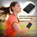 Sports Wrist Bag with Zipper for Running Jogging Walking & Yoga - Durable Black | International Shipping Available - Buy Online on GoSupps.com