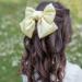 Buy Stylish Ivory Satin Loop Hair Clips for Women | Colorful Hair Clips & Loops for Girls - International Shipping - Buy Online on GoSupps.com