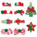 10 Piece Christmas Hair Clips for Girls | Sweet Holiday Hair Accessories for Babies Children & Women - Buy Online on GoSupps.com
