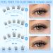 Geeneiya Wispy Lashes Clusters Kit - Natural Eyelash Extensions 10-16mm | C Curl | Waterproof Bond & Seal | Remover Tweezers & Brush Included - Buy Online on GoSupps.com