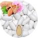 EinsSein EinsSein 0.5 kg Wedding Almond Dragees Impressive Dull White | Dragees for Baptism Communion Celebration Party Candy Bar | Wedding Guest Gifts | Almond Candy | Badem sekeri