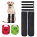 Pinenuts Dog Paw Protector Waterproof Anti-Slip Dog Shoes Protective Sock + 2 Rolls Pet Vet Wrap + 4 pcs Skid-proof Set (10cm/40cm)