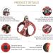 Heele Dog Harness for Small Dogs - No Pull Breathable Adjustable Reflective Safety Harness in Plaid Red - Perfect for Walking & Training - Buy Online on GoSupps.com