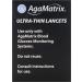 AgaMatrix Lancets 33 Gauge | 100 Count Box - Ultra-Fine Needles for Smooth and Comfortable Blood Sampling - Buy Online on GoSupps.com