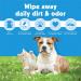 Petkin Pet Wipes for Dogs and Cats - Large Size, 200 Wipes - Removes Daily Dirt & Odor from Ears, Eyes, Face, Butt & Body - Convenient for Home or Travel - Buy Online on GoSupps.com