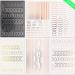 Rose Gold Metal Line Nail Art Stickers - 3D Self-Adhesive Decals for Nail Design - Multicolor (6 Sheets) - Buy Online on GoSupps.com