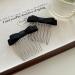 Cute Bowknot Hair Pin Korean Hair Comb Clip Sweet Ballet Bows Clip Side Pin Nonslip Barrettes For Women Hair Kids Hair Pin - Buy Online on GoSupps.com