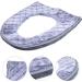 BESPORTBLE Soft Thicker Toilet Seat Cover Pad - Zipper Washable & Comfortable - Four Seasons - Grey - Buy Online on GoSupps.com