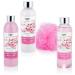 BRUBAKER Cherry Blossom Bath and Shower Set - 8-Piece Gift Set in Decorative Tub | International Shipping Available - Buy Online on GoSupps.com