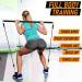 Pilates Bar Kit with 200lbs Resistance Band - Heavy Duty Home Gym Equipment for Men & Women | Full Body Workout - Buy Online on GoSupps.com