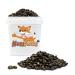 Soybeans 2kg - black soybeans roasted & salted - vegan gluten -free without additives - black edamame beans without fat - crispy snack for in between - nut fox (2kg in the container) 2 kg (1 Pack)