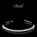 Shmily Handmade Crystal Rhinestone Wedding Tiara Headband | Bridal Jewelry Silver DH2006 - Buy Online on GoSupps.com