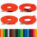 LENNIE 16mm wide Biothane leash for large dogs from 25-35kg without/with hand loop 3m 5m 10m 20m dirt-water-repellent