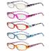 Eyekepper 5-pack Reading Glasses Blue Light Blocking for Women +2.00 Blue Light Blocking-b40-5 Pairs 2.0 x