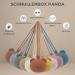 Caja Schnullerbox Silicone | BPA-Free Pacifier Storage | Panda Design | Safe & High-Quality Baby Accessories for Toddlers & Babies (Brown) - Buy Online on GoSupps.com